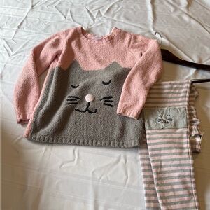 Hannah Andersson  outfit 140 Cozy- Pink and Gray